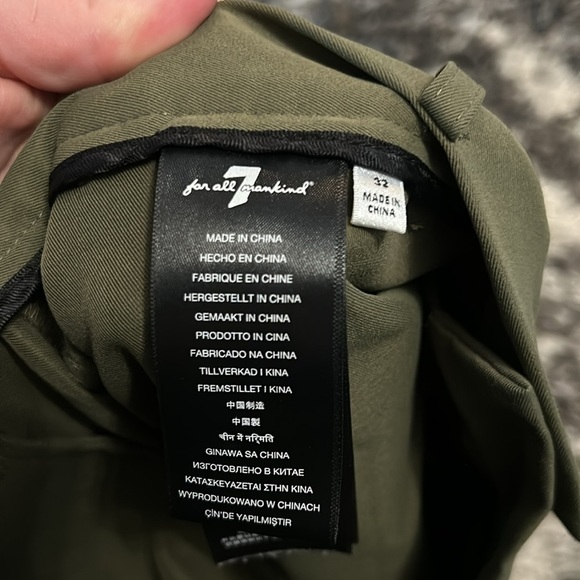 Green 7 for All Mankind Shorts - Picture 4 of 6